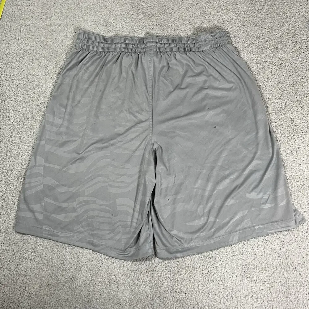 Adidas Shorts Mens 2XL Gray D Derrick Rose Basketball NBA Athletic Training